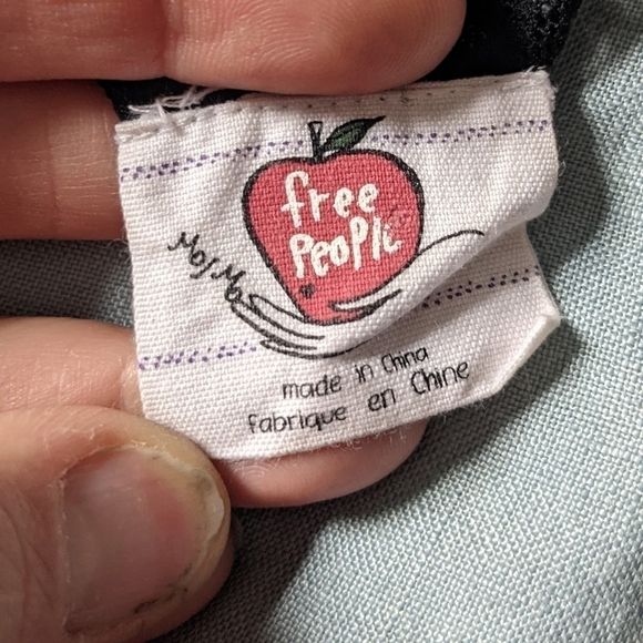 Vintage Rare Free People Sheer Floral and Lace Top M - Picture 9 of 11